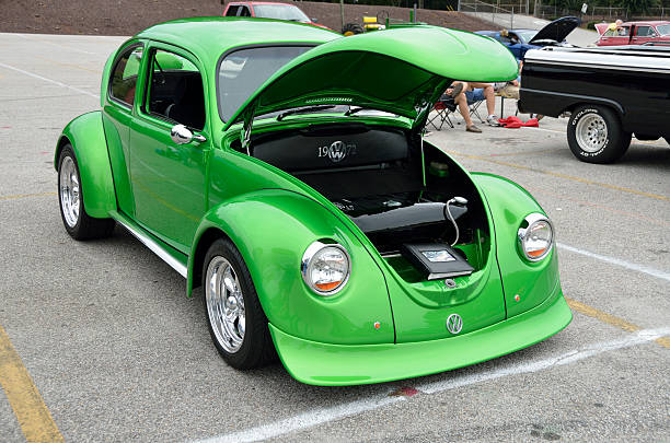 VW Beetle modificado verde
